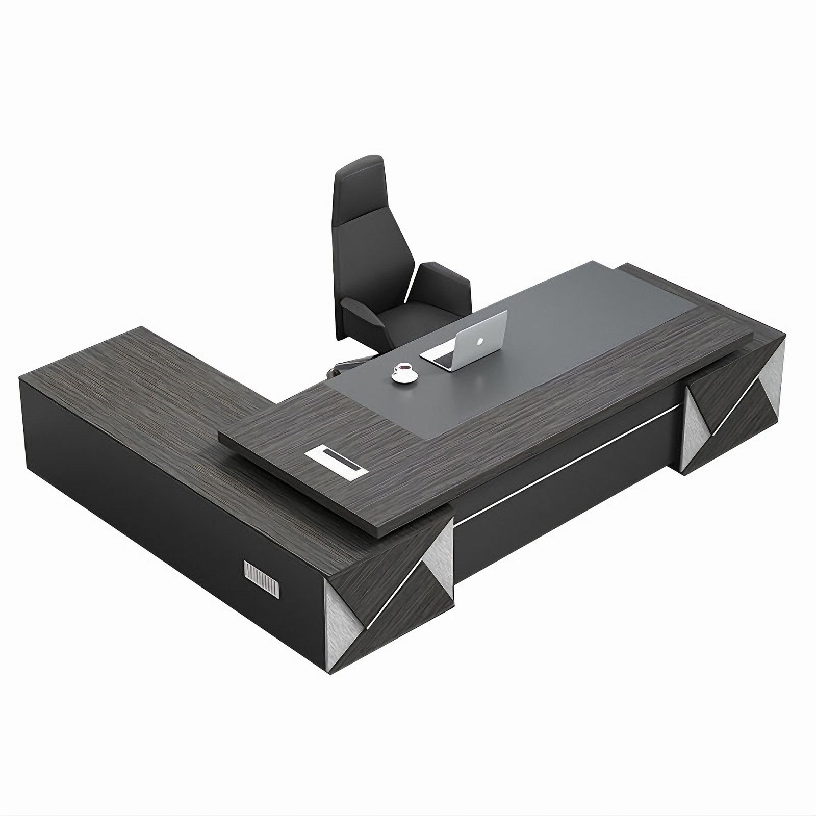 مكتب مدير 240 سم بسايد 160 MDF إسباني